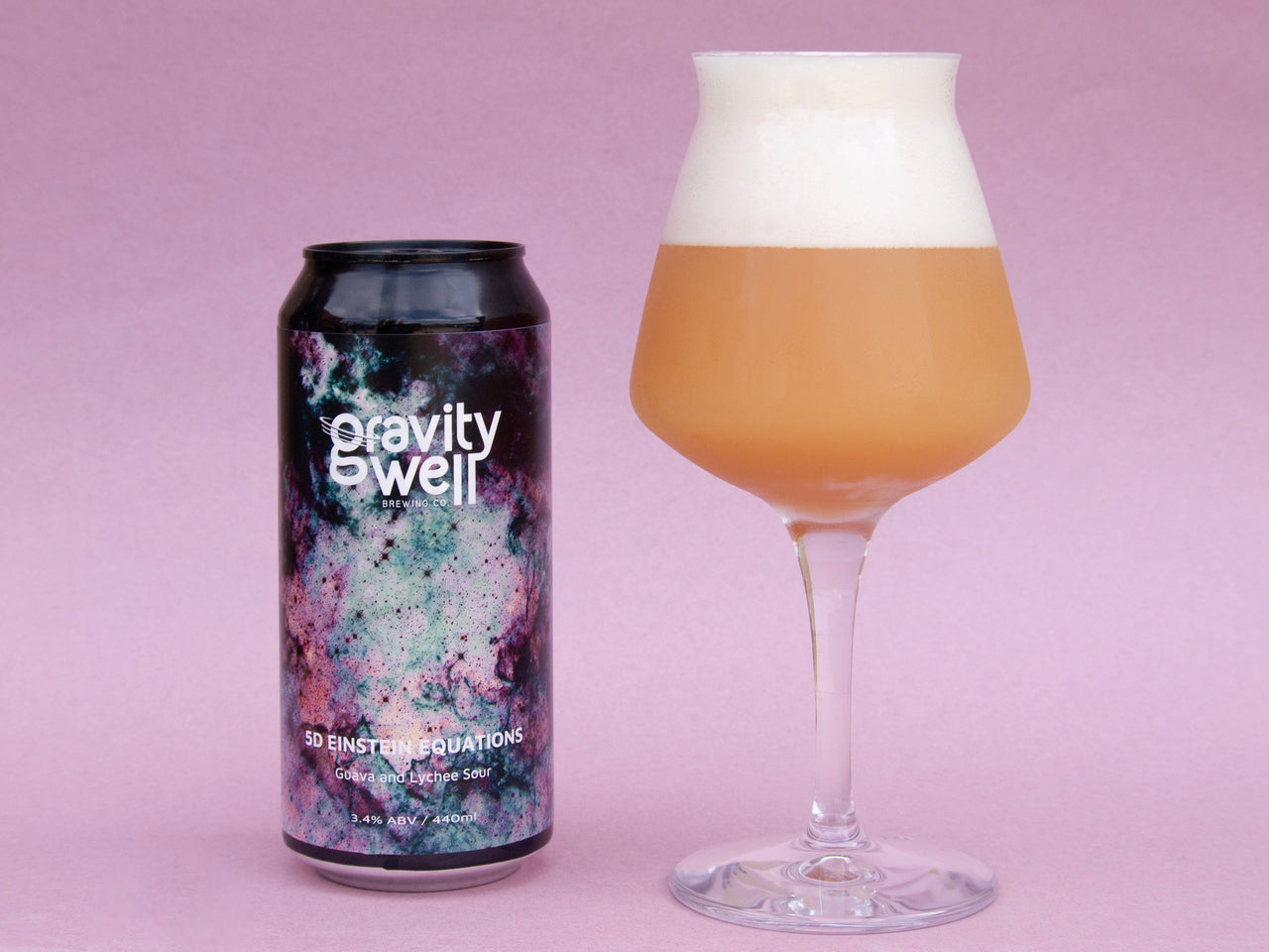 5D Einstein Equations - Guava and Lychee Sour (3.4%)
